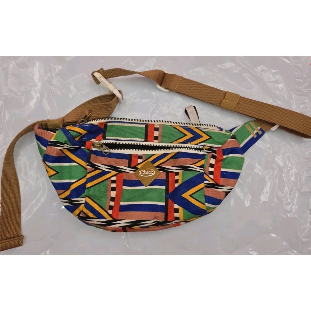Chaco Radlands Hip Raz Multi Colored Bum Pack Bag Tribal Boho Geometric Festival